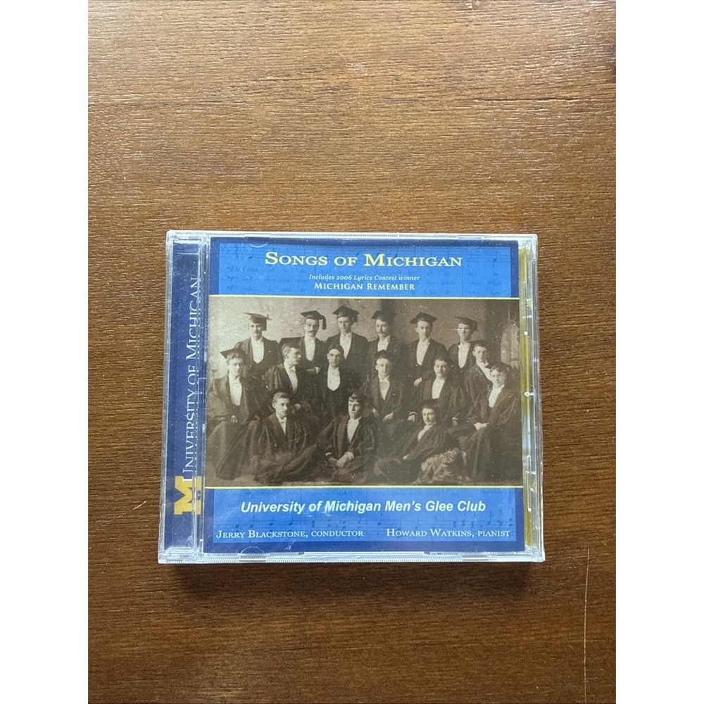 Songs of Michigan CD U OF M Men's GLEE CLUB 2009 New 27 Tracks Rare